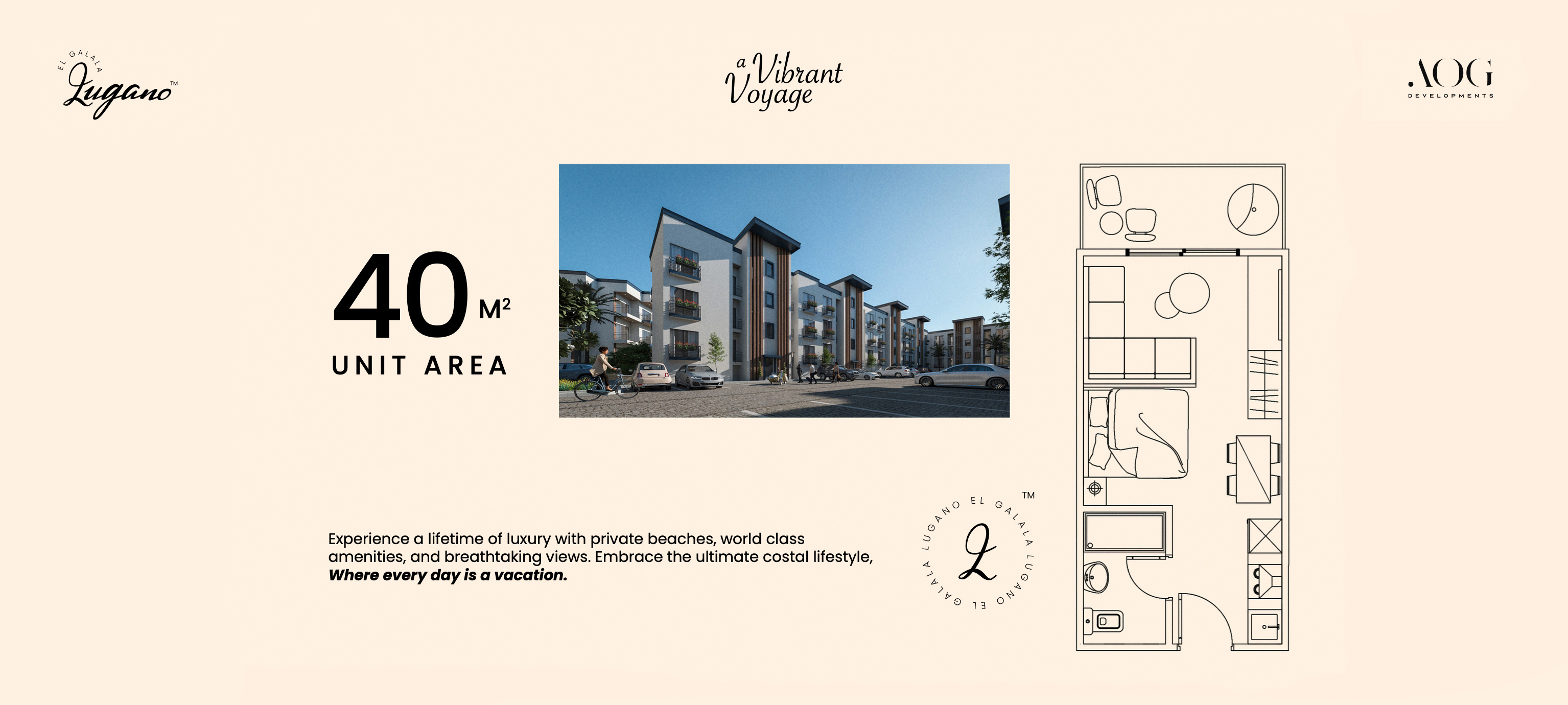 Chalet 40m
