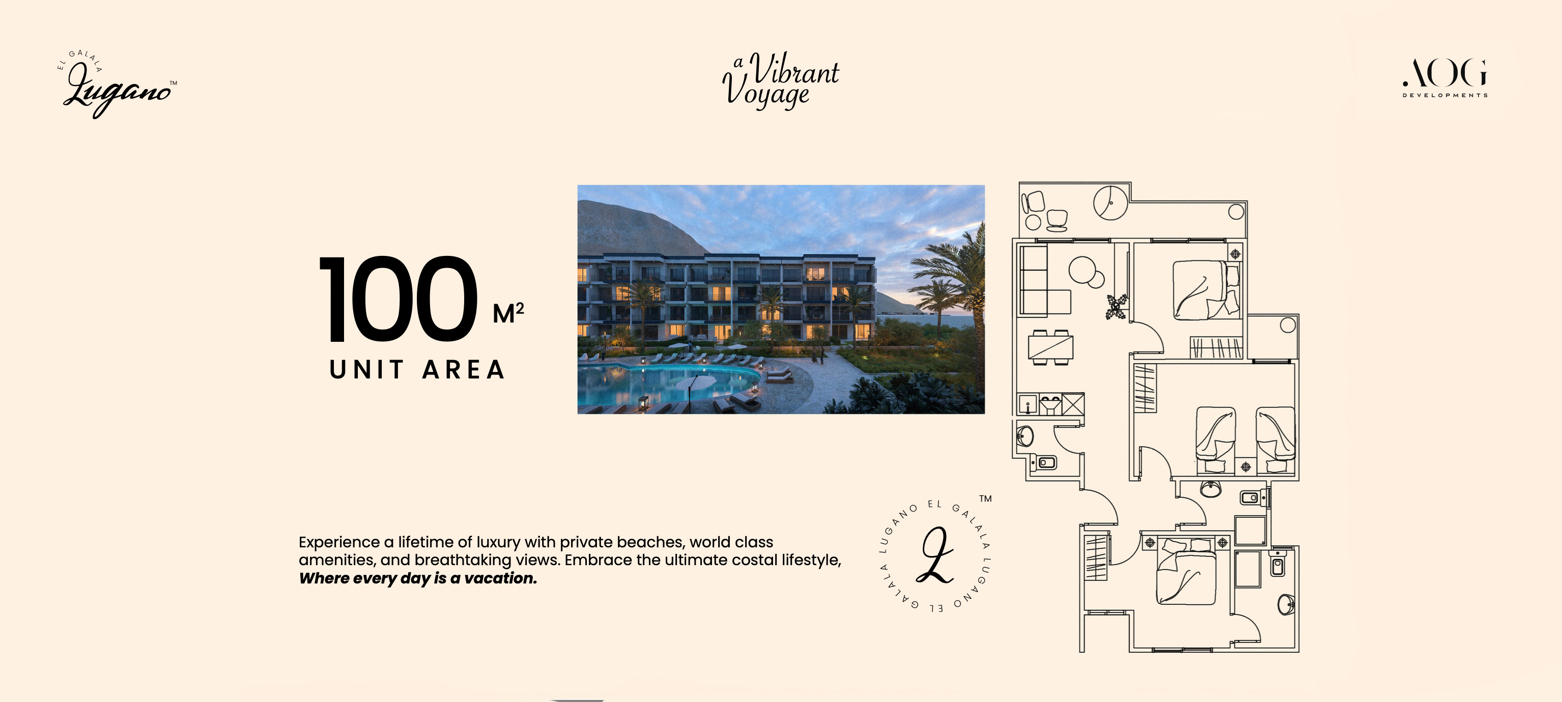 Chalet 100m